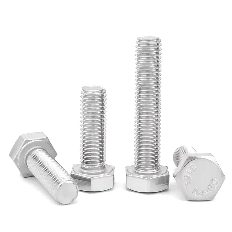 Stainless Hex Nuts with hex screws