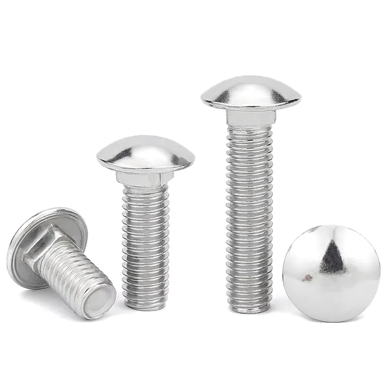 Stainless steel lock nuts for Square Neck Bolts