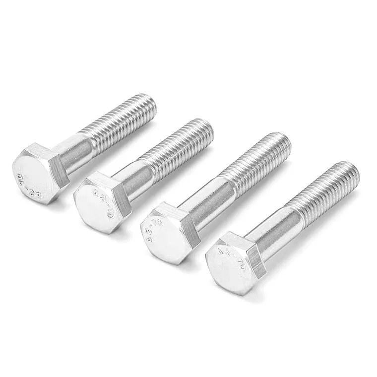 A2-70 stainless steel screw half thread