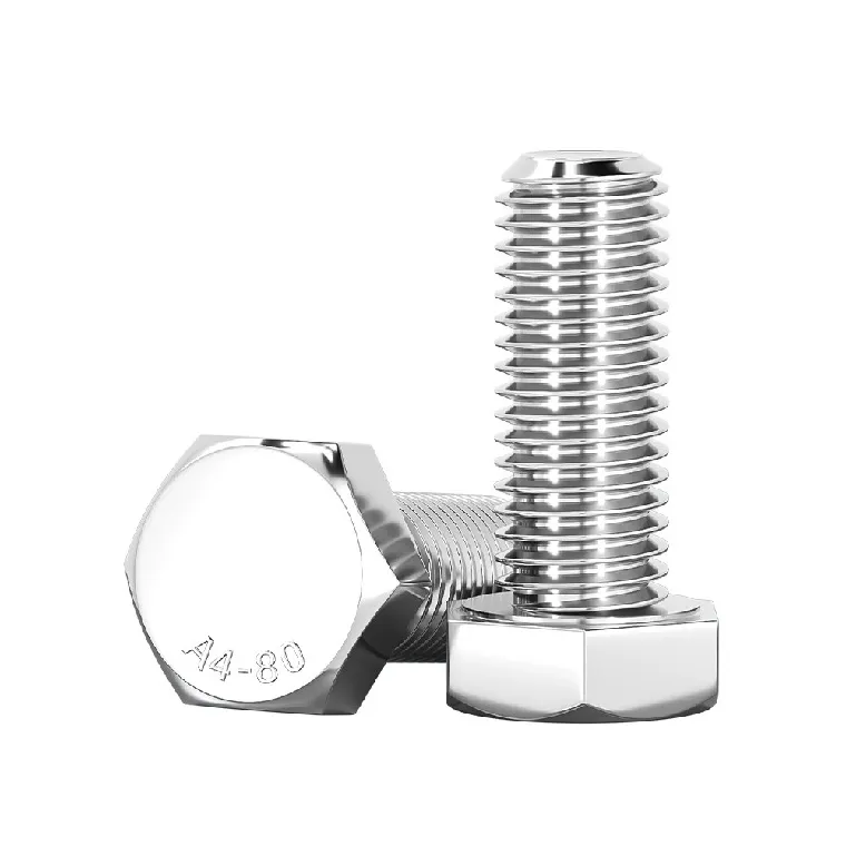 hex head a4 stainless steel full thread bolts